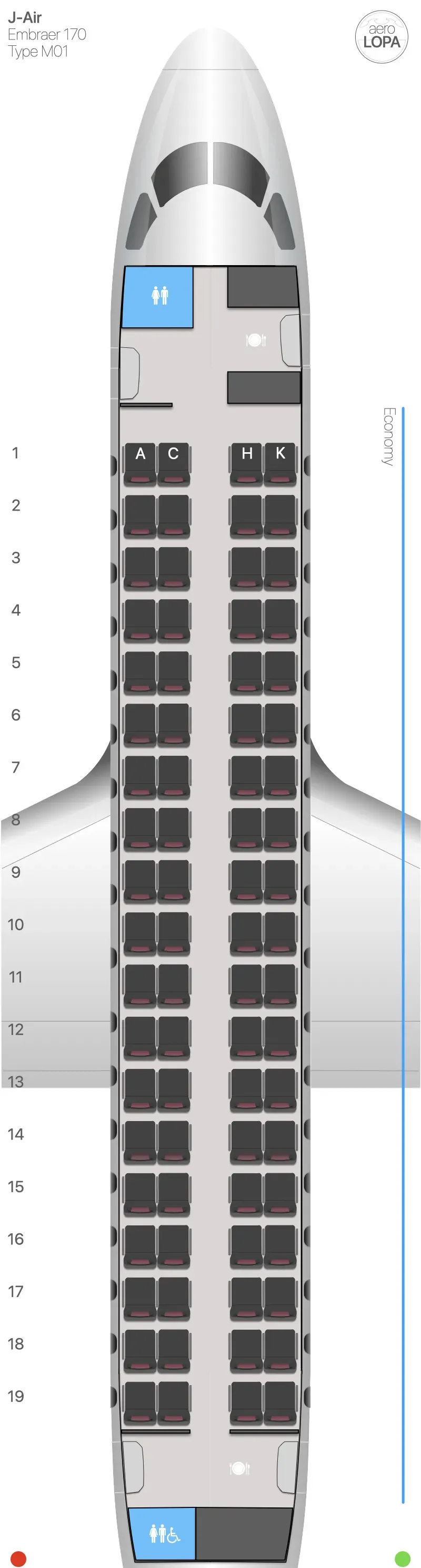 jl-e70-m01 seat map