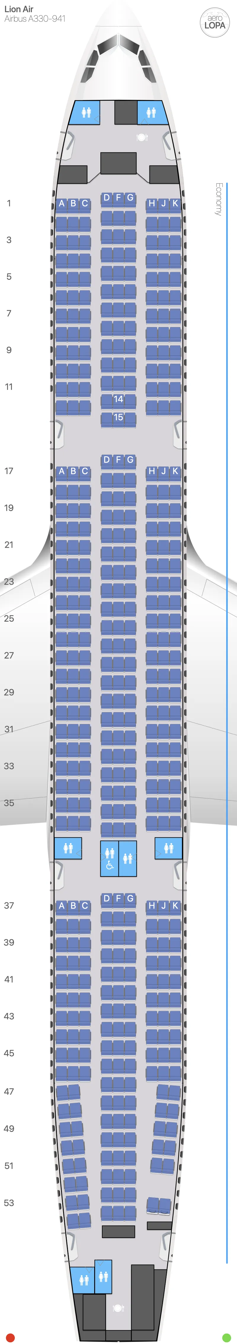 jt-339-2 seat map