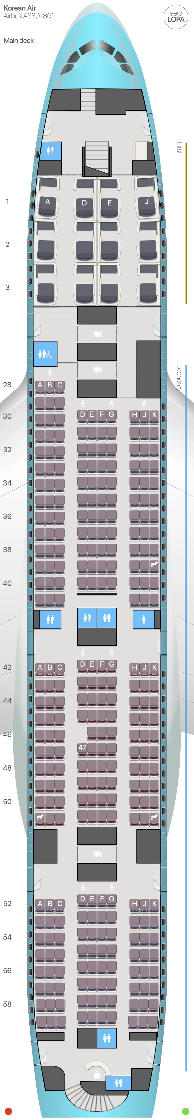 ke-388-m seat map