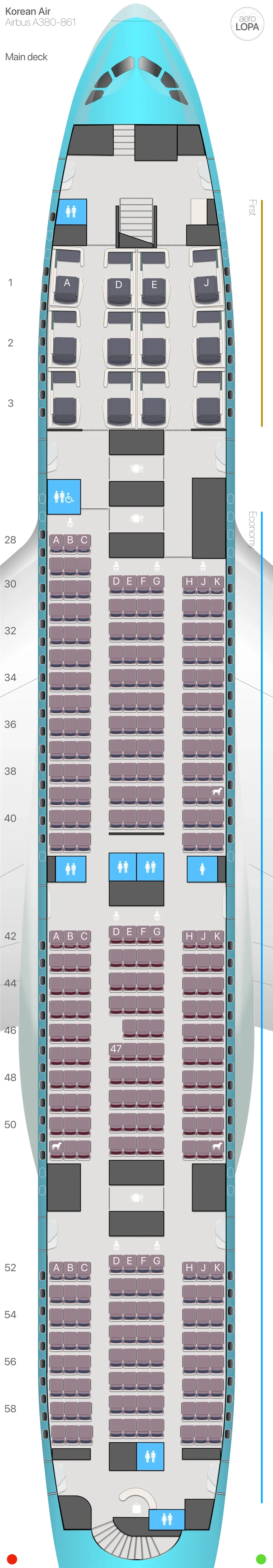 ke-388-m seat map
