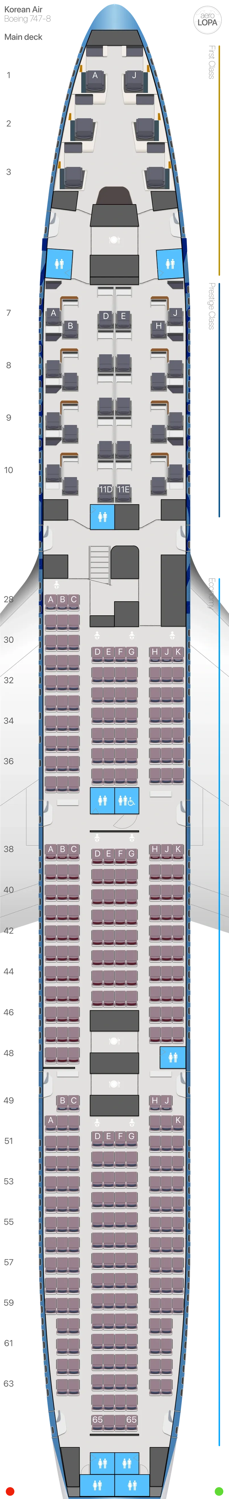 ke-74h-m seat map
