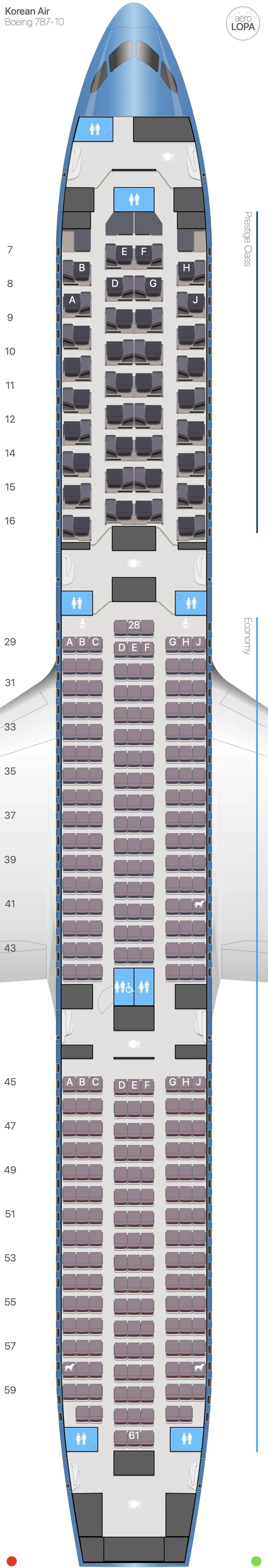 ke-781 seat map