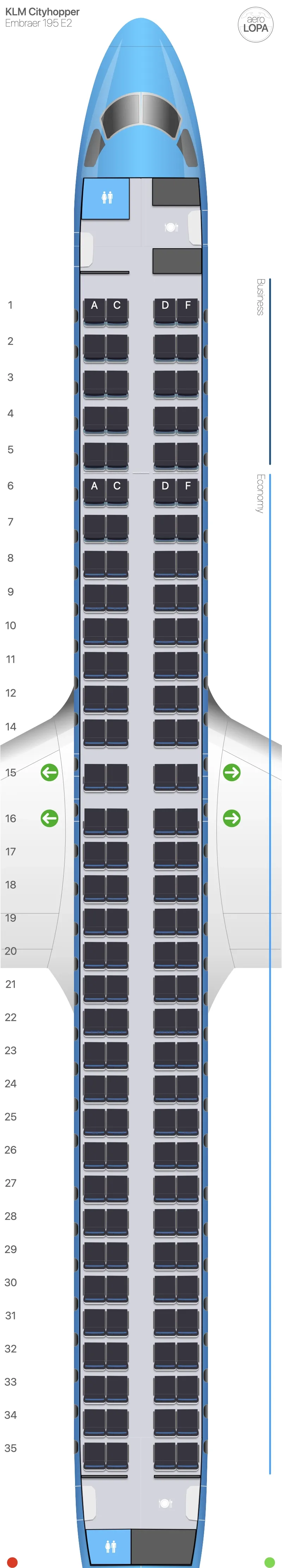 kl-295-2 seat map