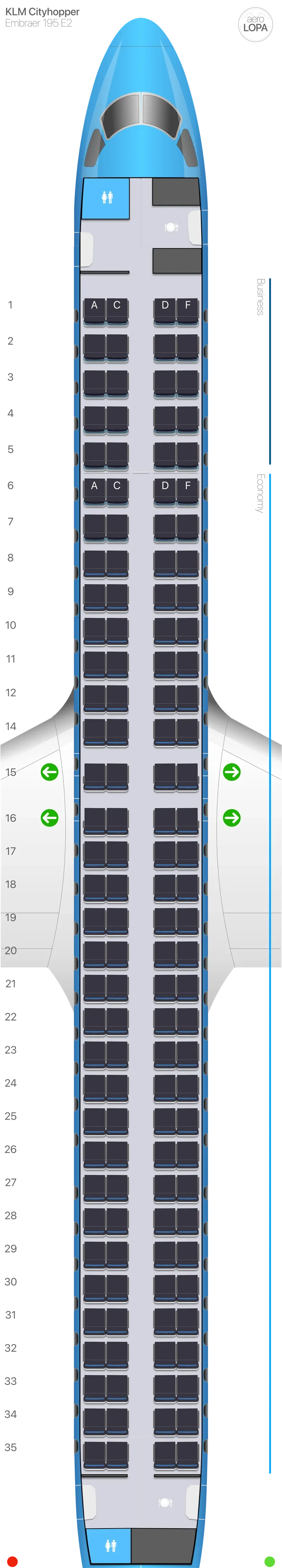 kl-295-2 seat map