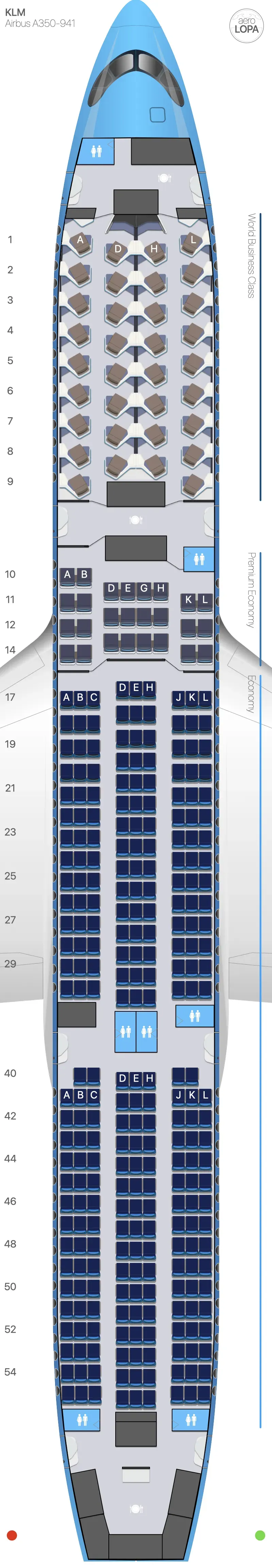 kl-359 seat map
