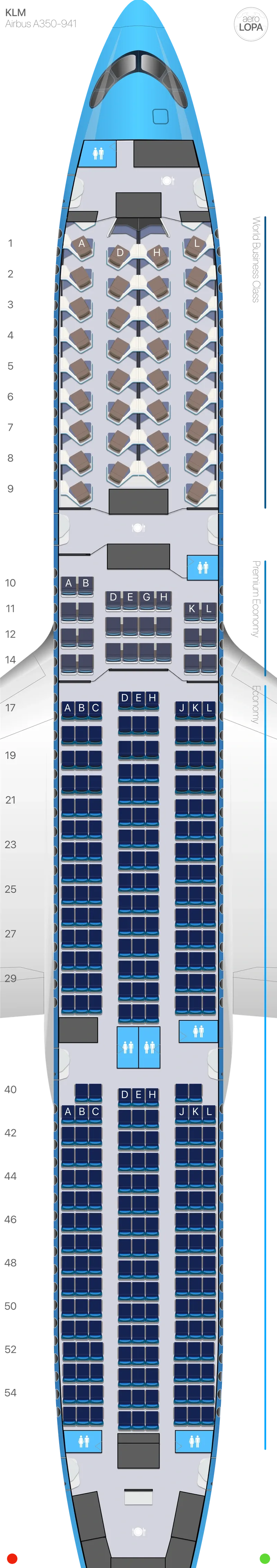 kl-359 seat map