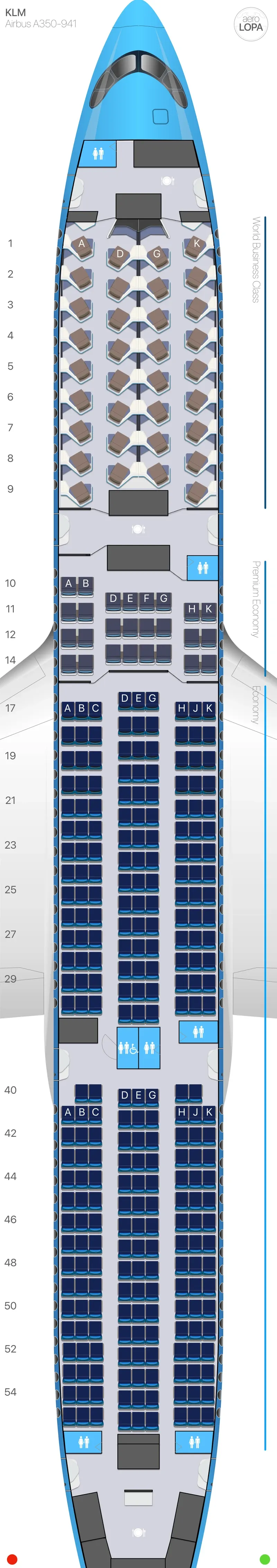 kl-359 seat map