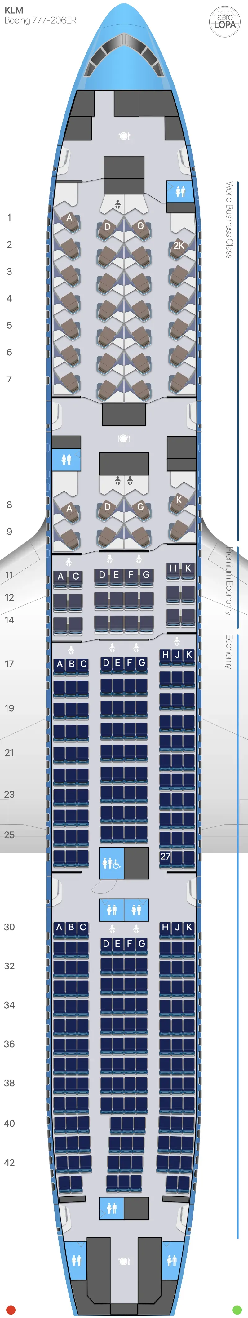kl-772-2 seat map