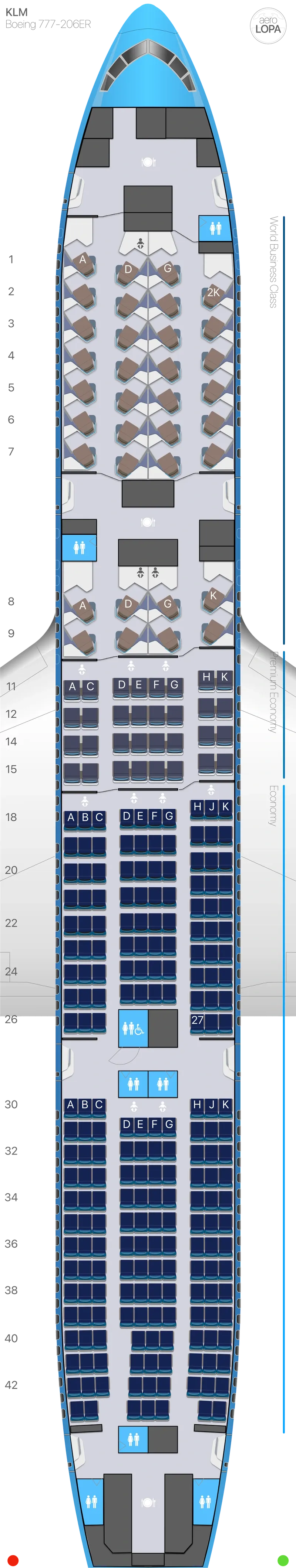 kl-772-2 seat map