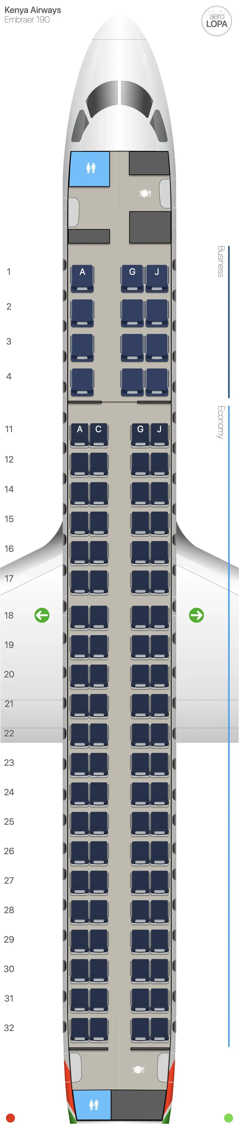 kq-e90 seat map