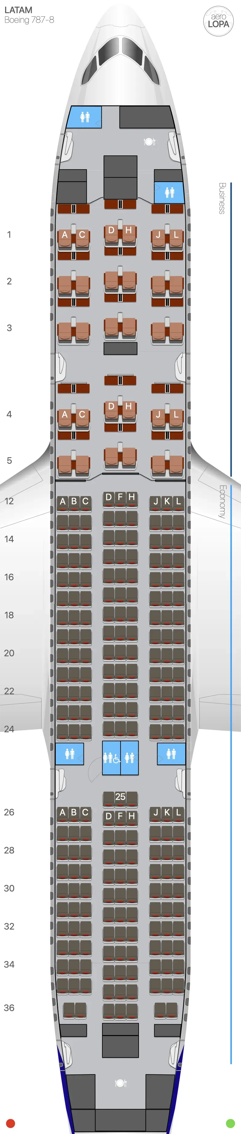 la-788 seat map
