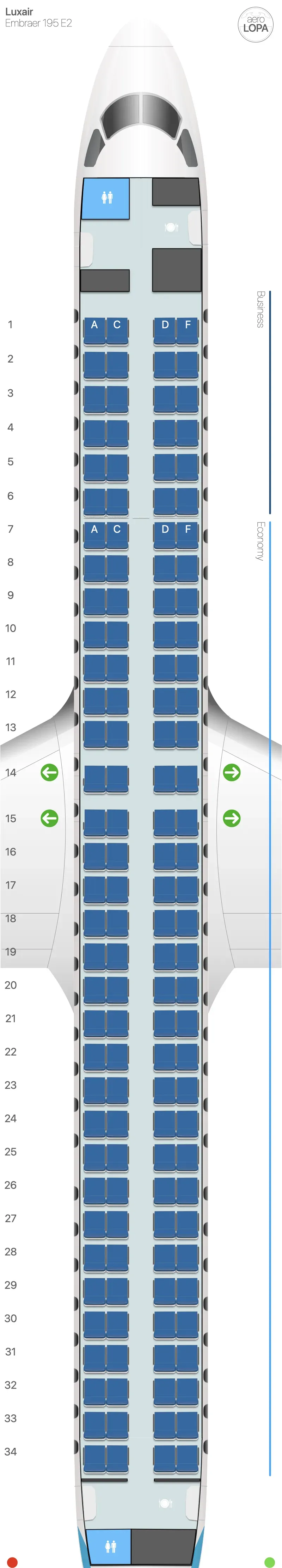 lg-295 seat map