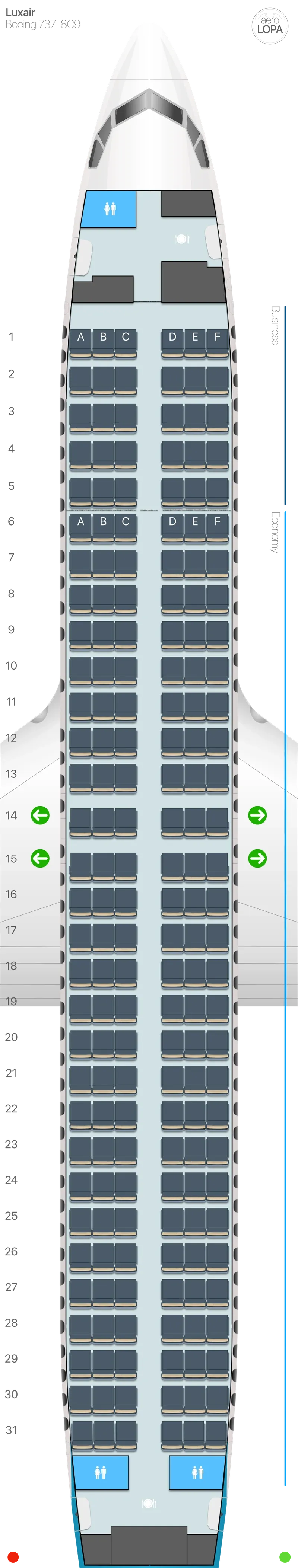 lg-738 seat map