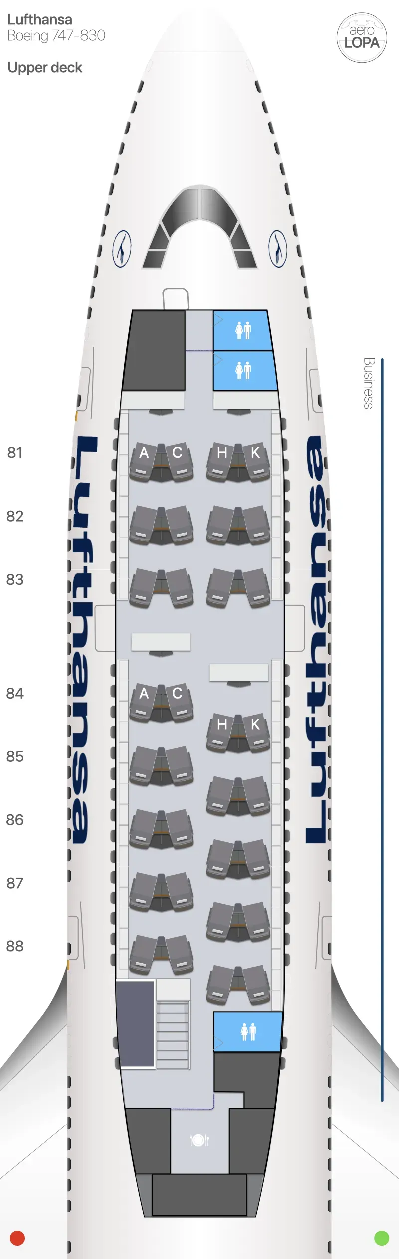 lh-74h-u seat map