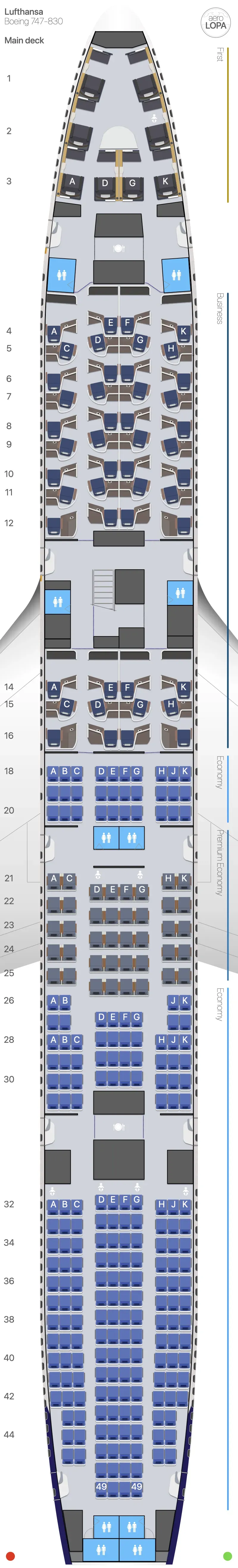 lh-74p-m seat map