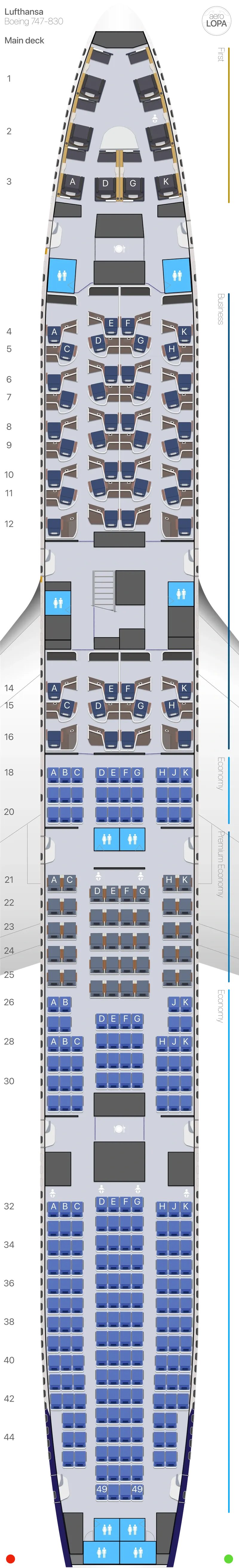 lh-74p-m seat map