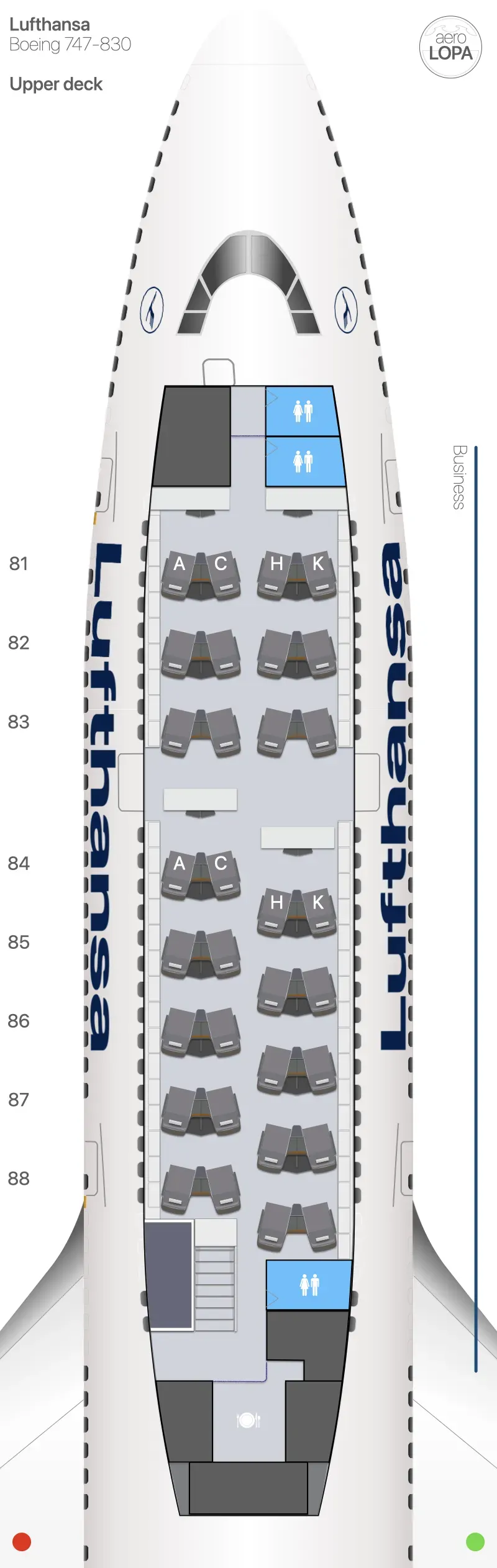 lh-74p-u seat map