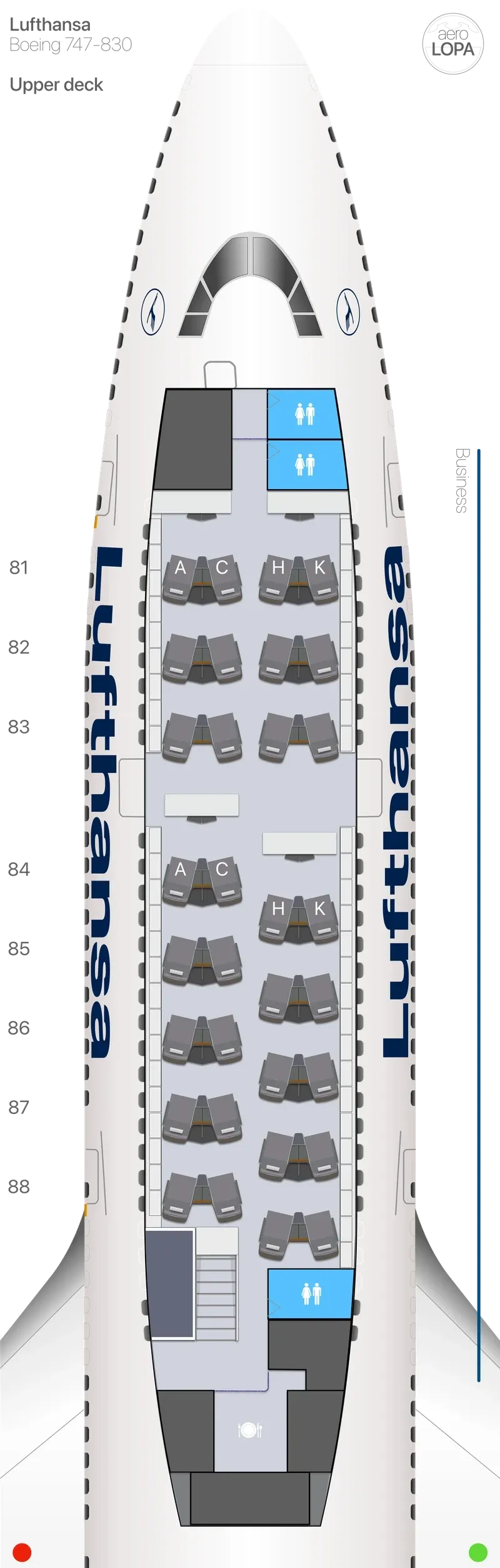 lh-74p-u seat map