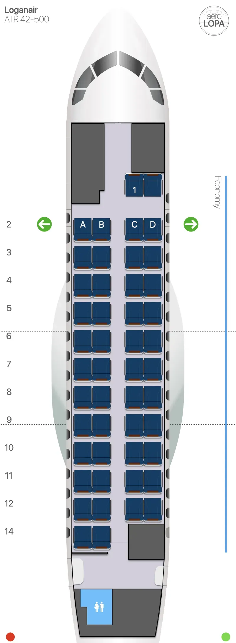 lm-at4 seat map