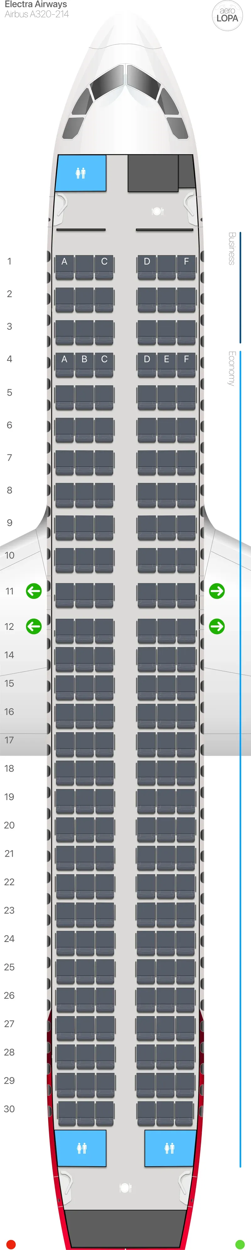 lo-320 seat map