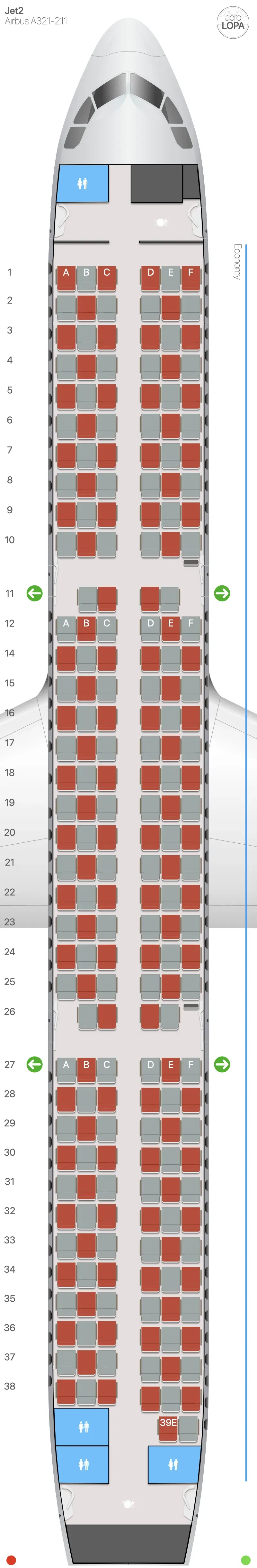 ls-321 seat map