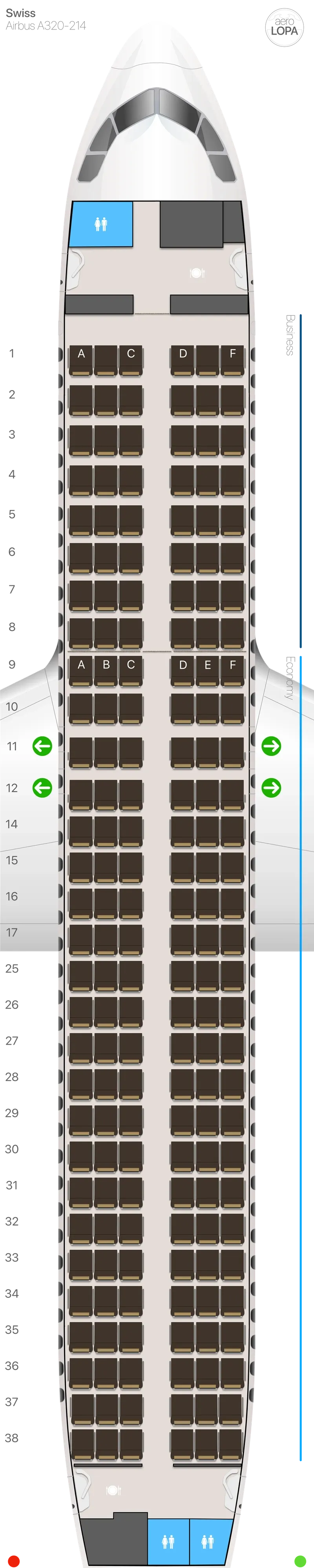 lx-320 seat map