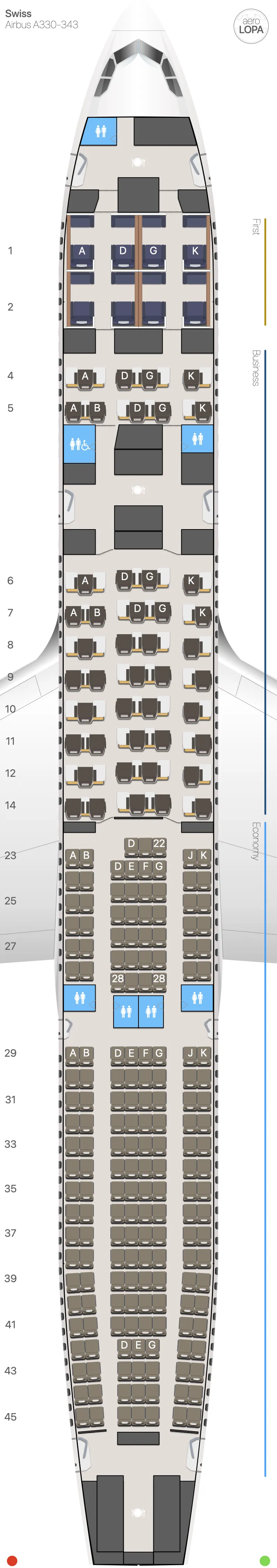 lx-333-1 seat map
