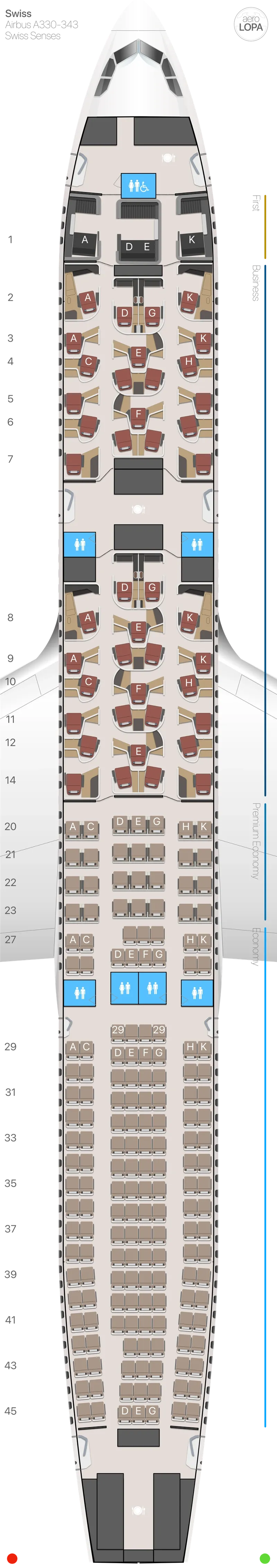 lx-333-2 seat map