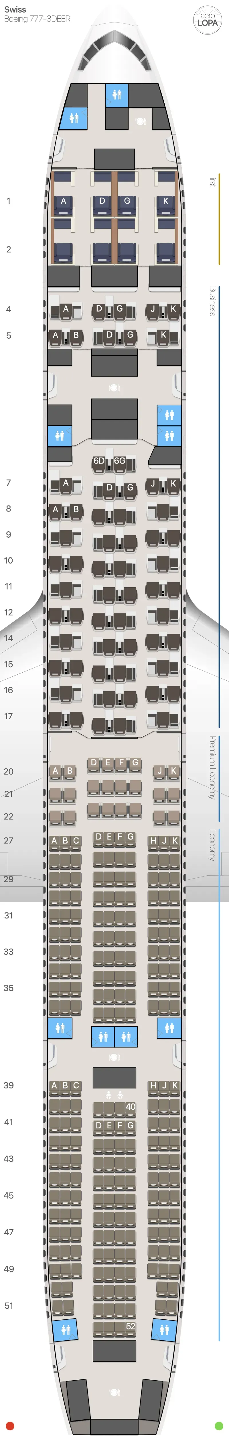 lx-77w seat map