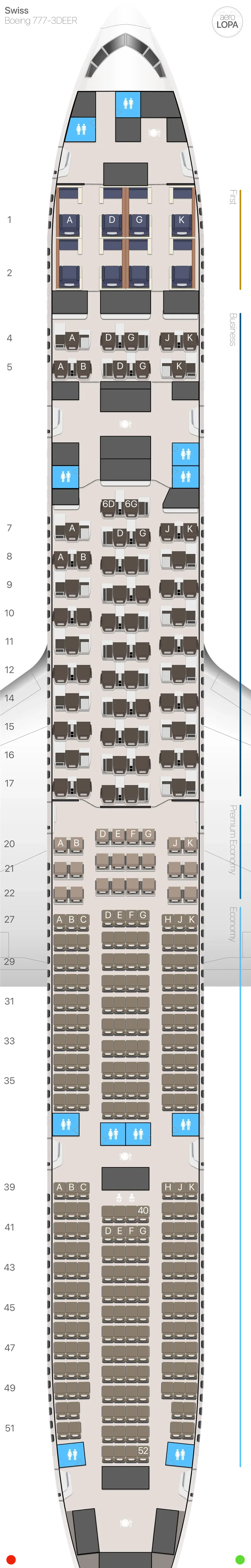 lx-77w seat map