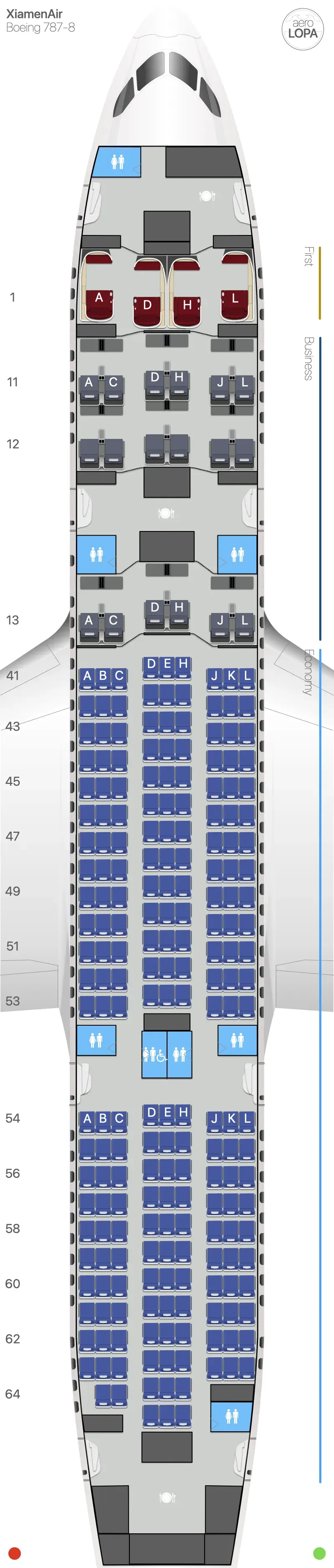 mf-788 seat map