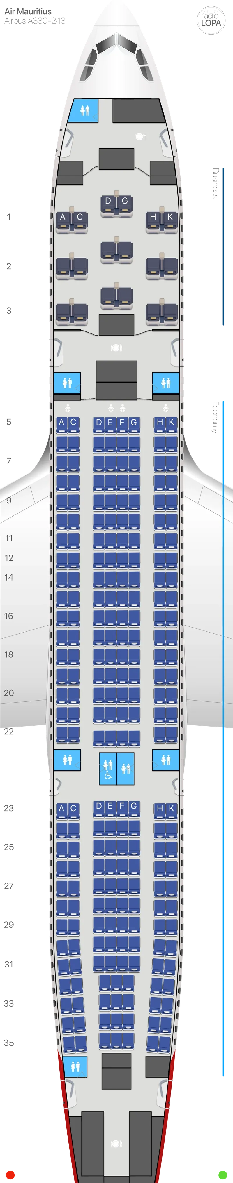 mk-332 seat map