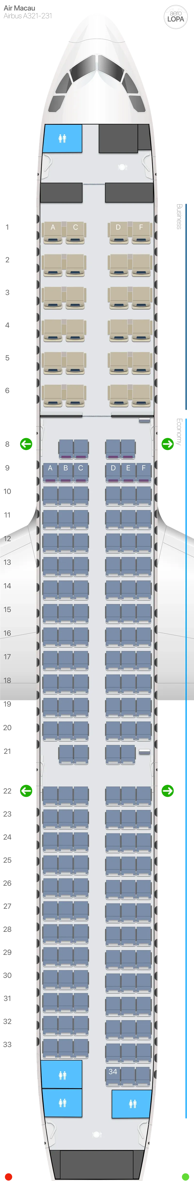 nx-321-1 seat map