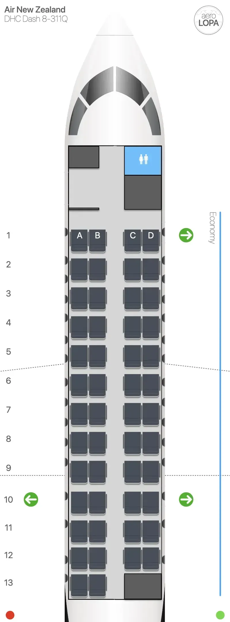nz-dh3 seat map