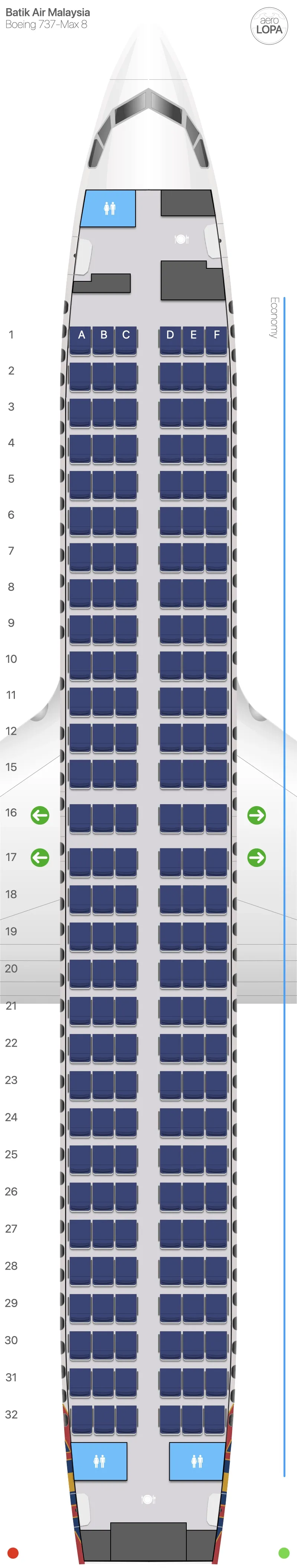 od-7m8-3 seat map
