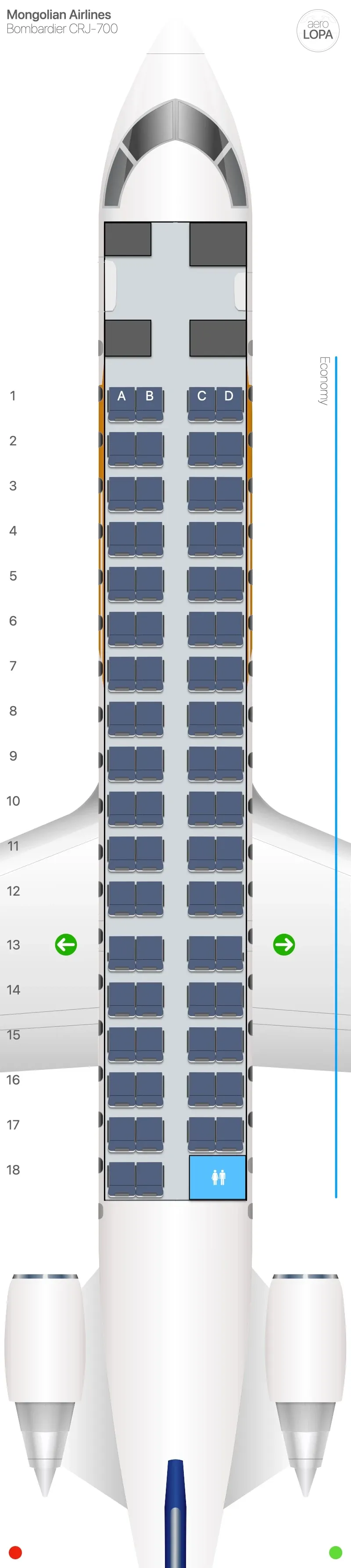 om-cr7 seat map
