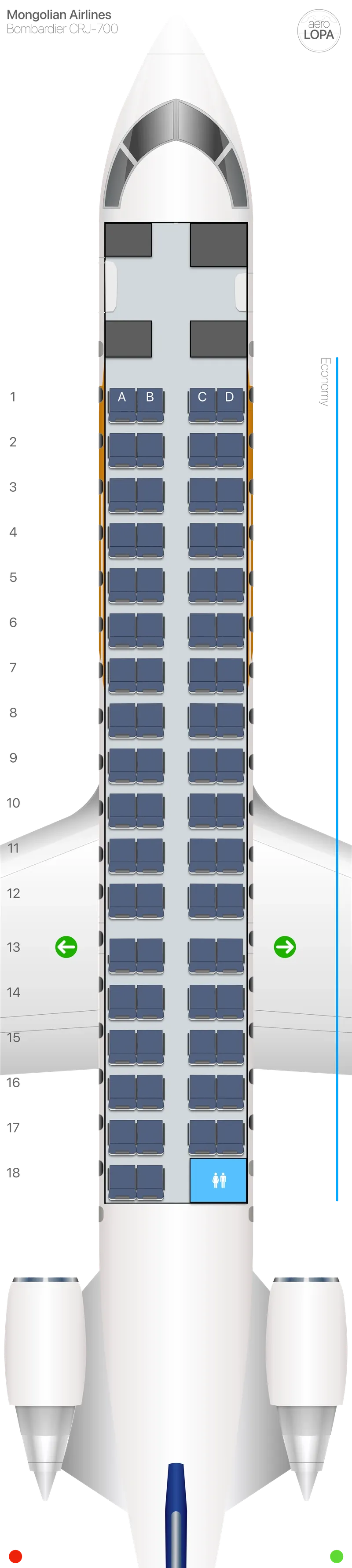 om-cr7 seat map