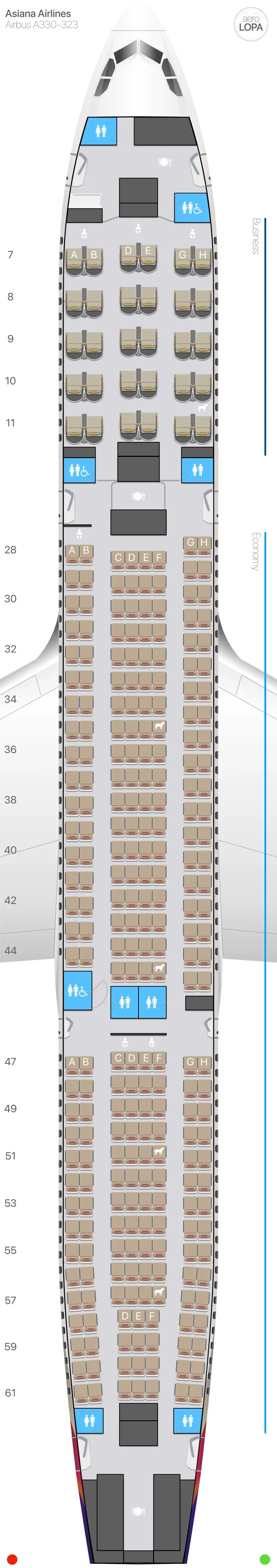 oz-333-1 seat map