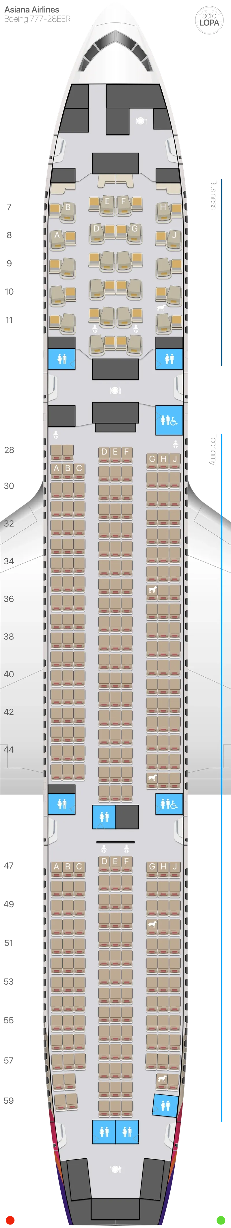 oz-772-1 seat map