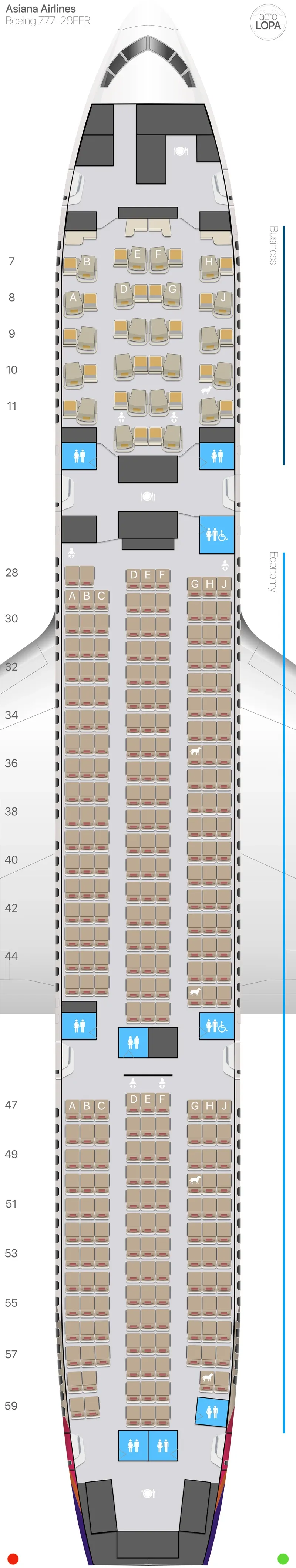 oz-772-1 seat map