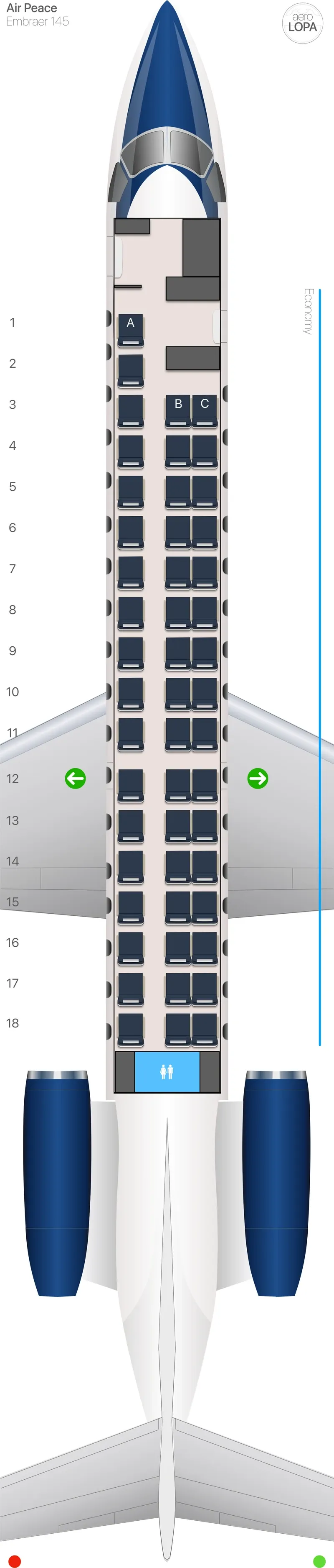 p4-e45 seat map