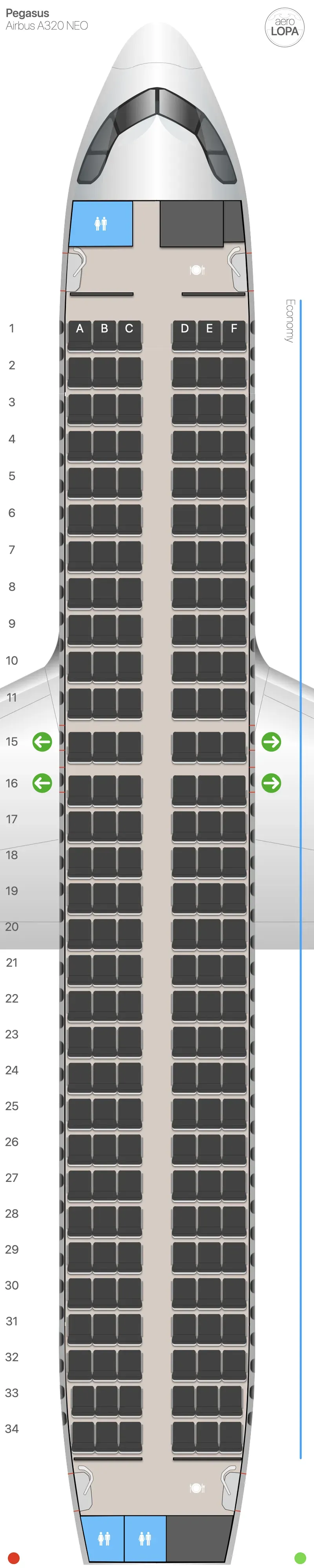 pc-32n seat map