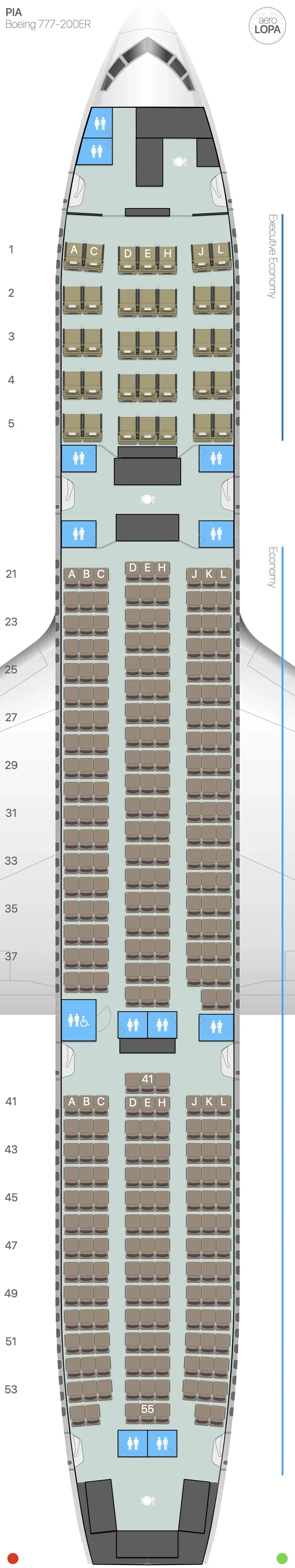 pk-772 seat map