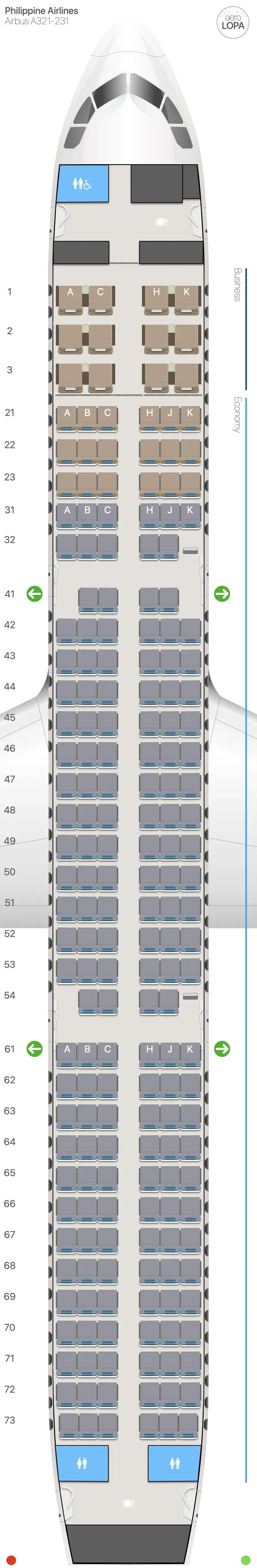 pr-321-1 seat map