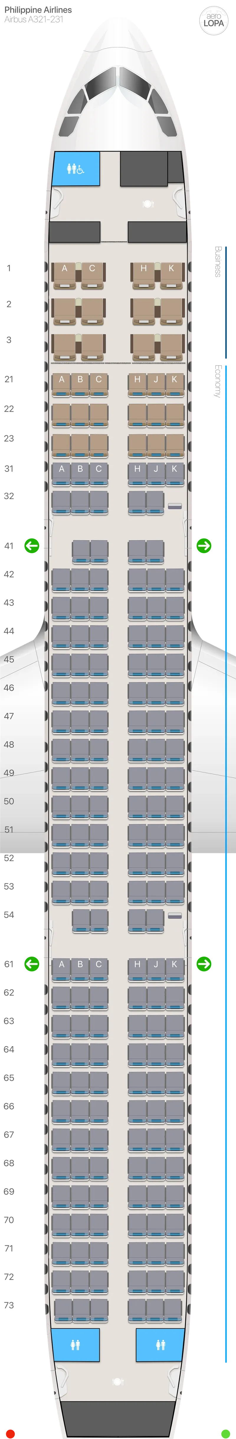 pr-321-1 seat map
