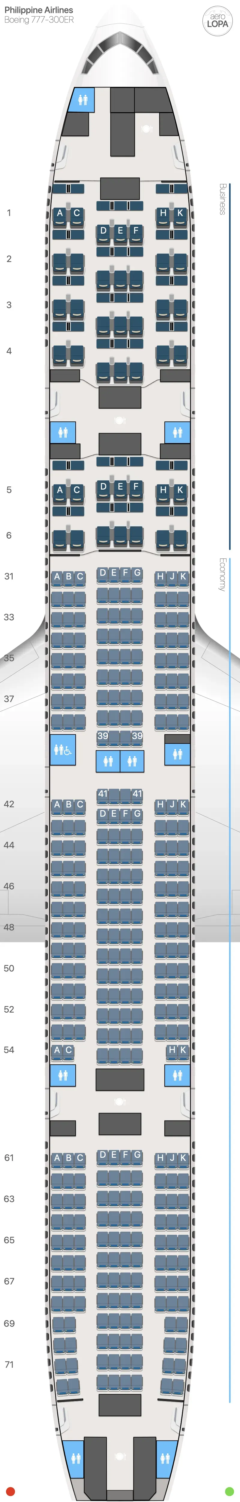pr-77w-1 seat map