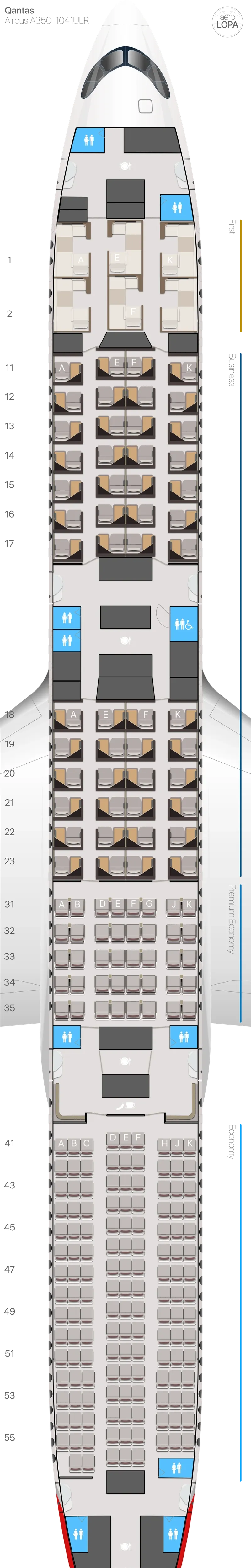 qf-351 seat map