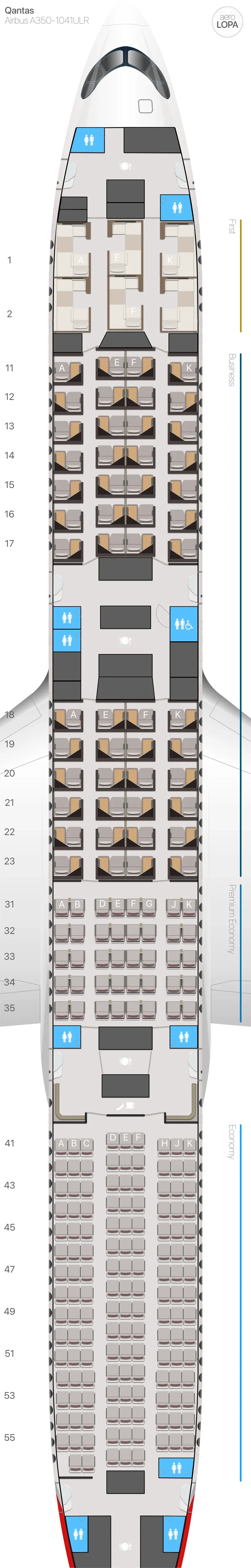 qf-351 seat map