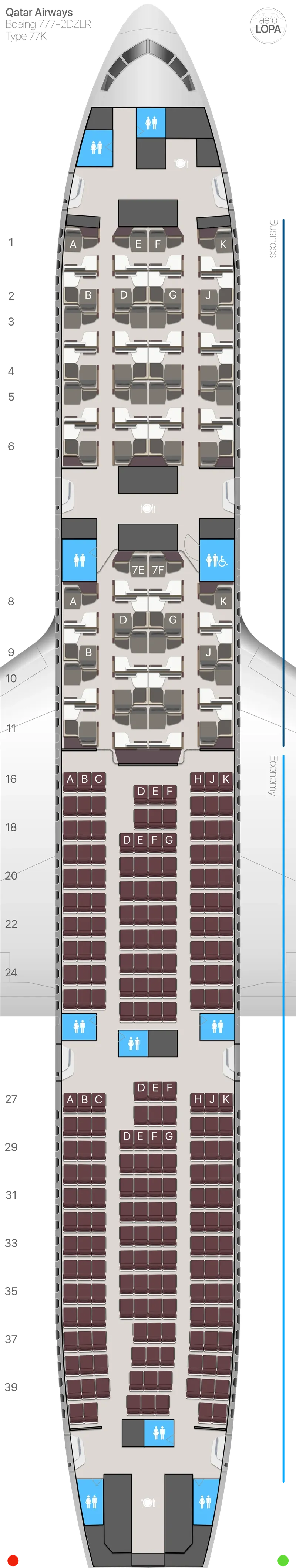 qr-77k seat map