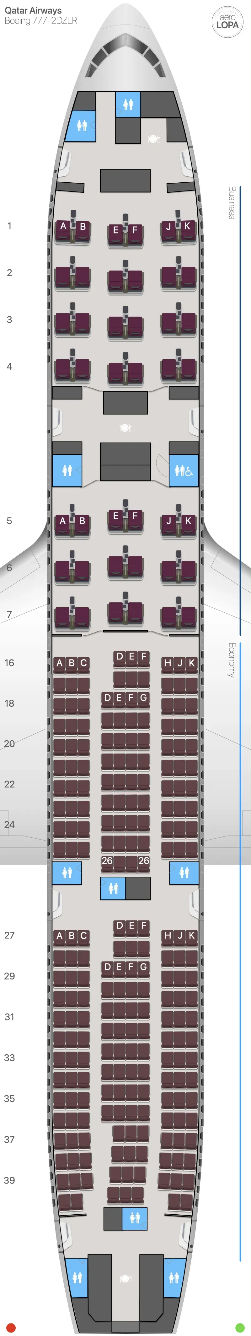 qr-77l seat map